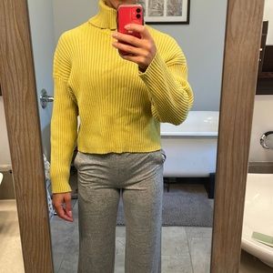 Lime green sweater